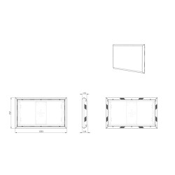 POA 9601 marco para exteriores para LG 49XE4F