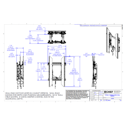 LVSXUP Sistema de montaje video wall ConnexSys apaisado sin railes extensión 34cm (40-80")