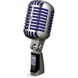 Micrófono Dinámico Vocal Clásico años 50' Super 55 de Shure