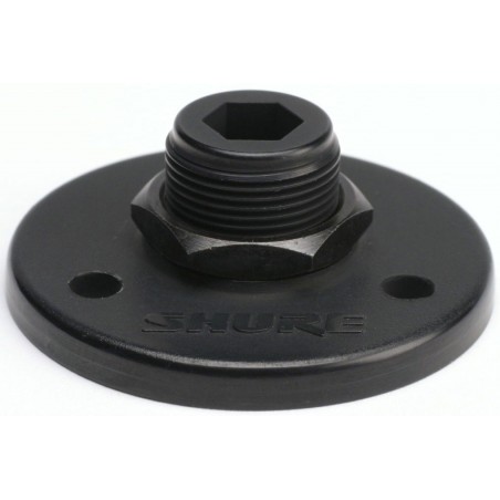 Base para Montaje de micro en Superfície rosca 5/8". Negro.