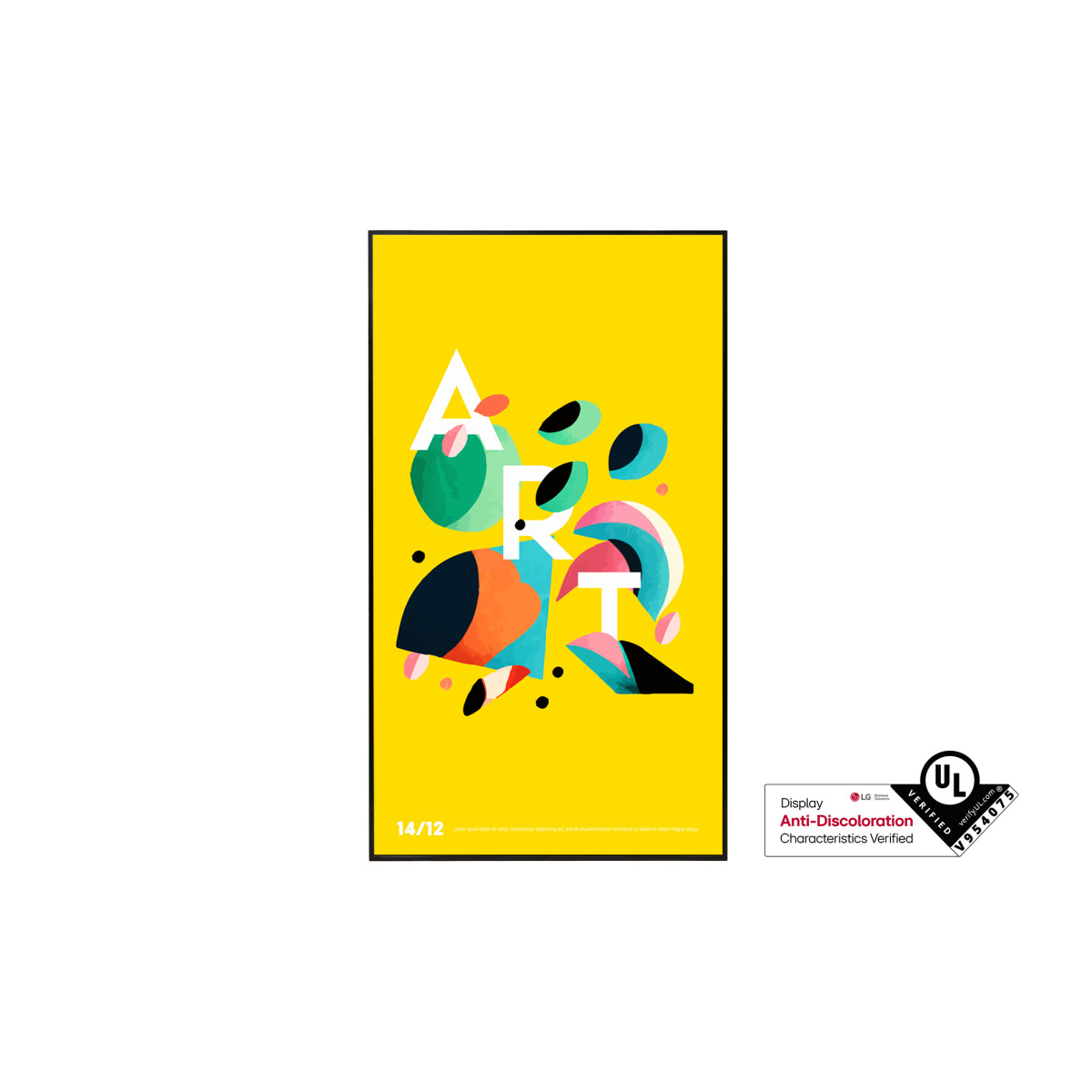 75" High Brightness Openframe, UHD, 3000 cd/m², 24/7, webOS 6.1, Portrait & Landscape