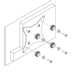 Soporte de interfaz VESA de 50x50 mm