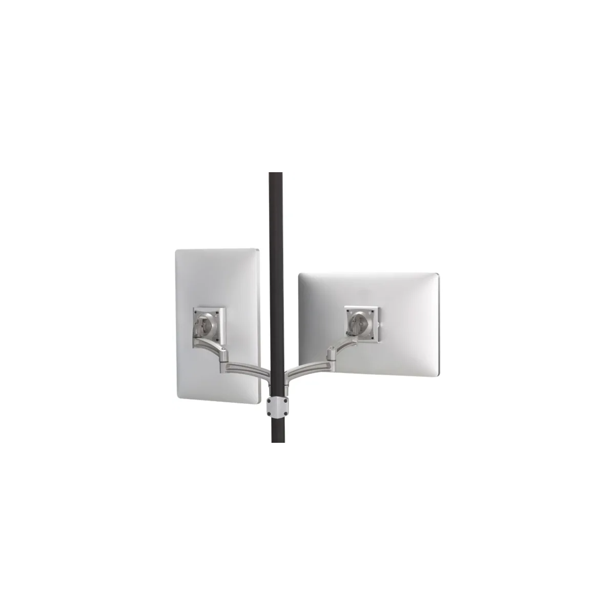 K2P Pole Mount Articulating Arms, Dual Monitors
