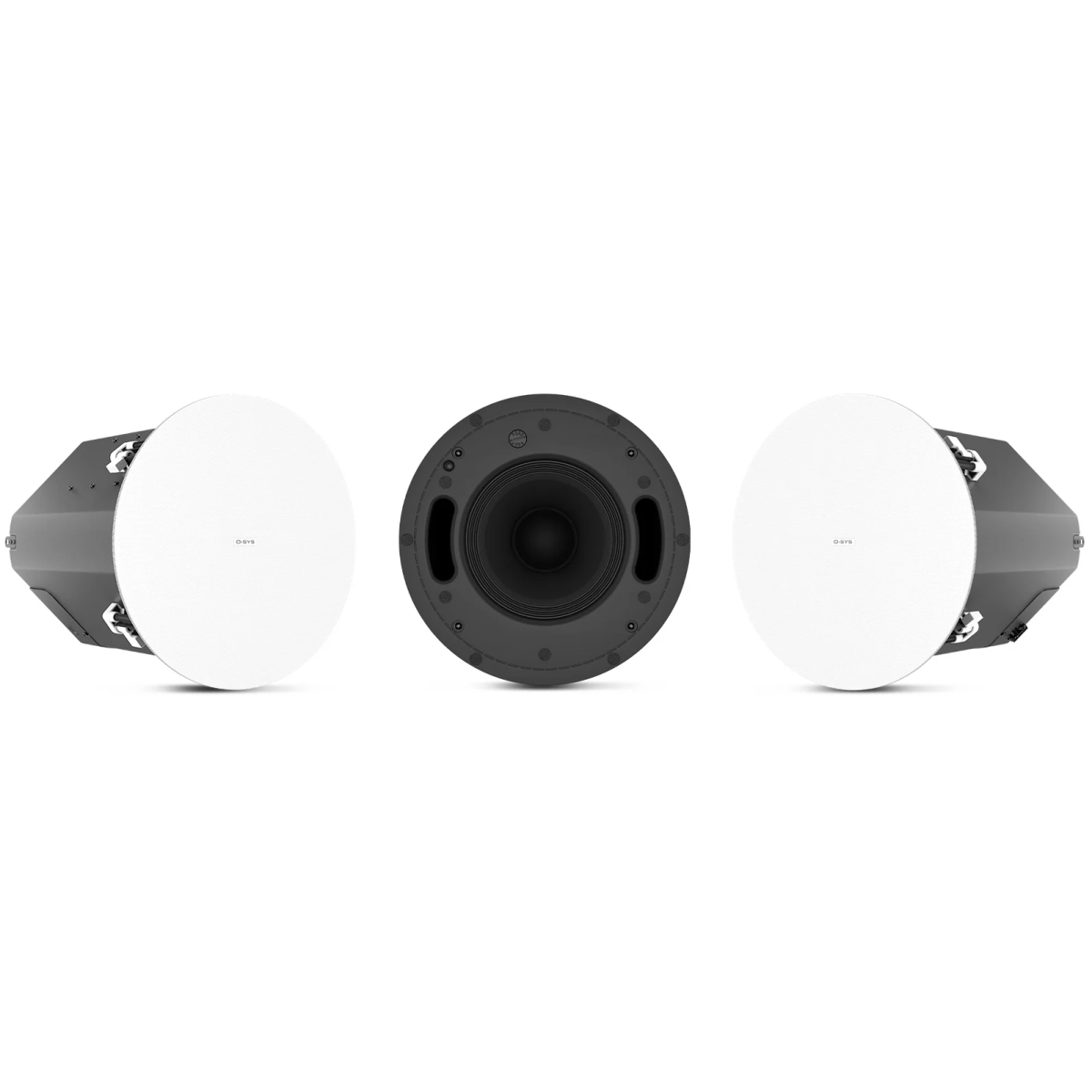 Altavoz de techo de 2 vías 8" y  1.5". DMT de 70/100V y  8Ω, Color: blanco.
