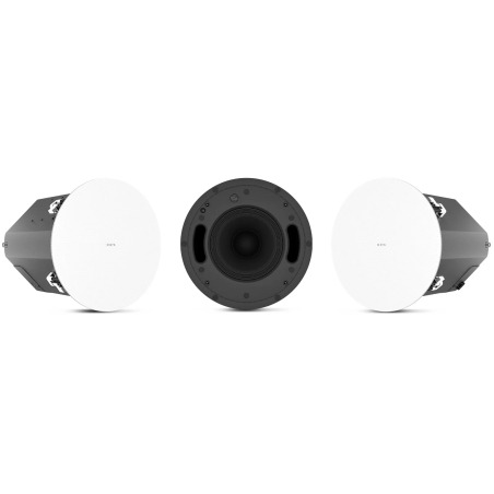 Altavoz de techo de 2 vías 8" y  1.5". DMT de 70/100V y  8Ω, Color: blanco.