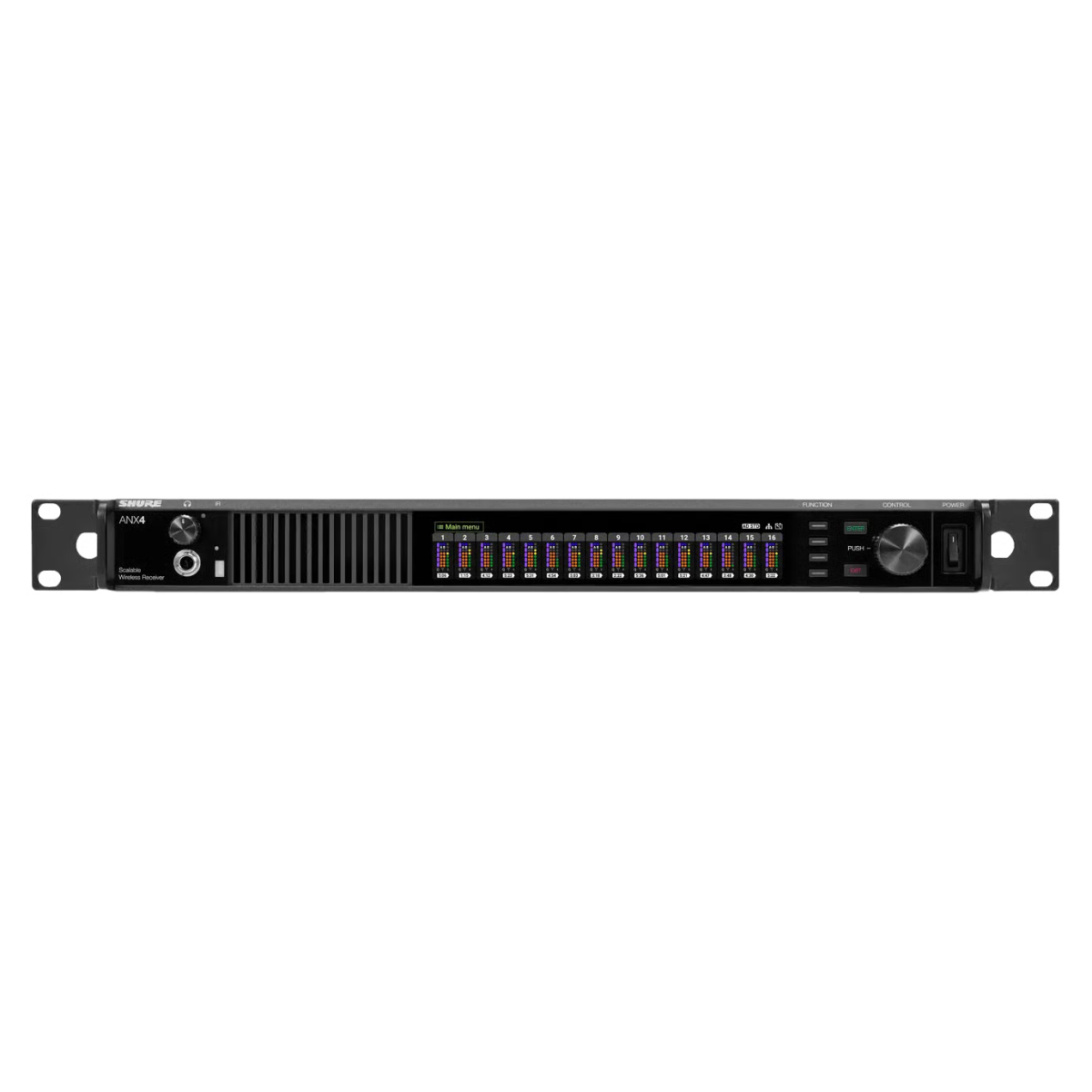 Receptor inalámbrico escalable para sistemas Axient Digital y ULX-D - DC POWER OPTION