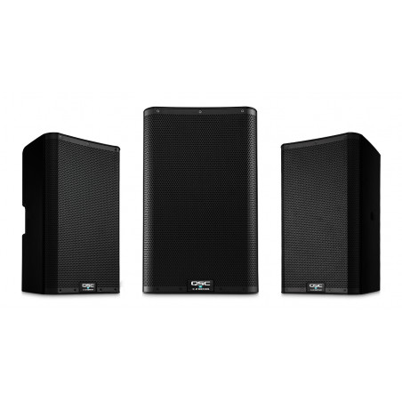 Caja dos vías auto-amplificada 10” + 1,4”, 90°, ABS, 2000W Clase D, DSP