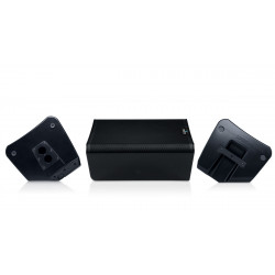 Caja dos vías auto-amplificada 10” + 1,4”, 90°, ABS, 2000W Clase D, DSP