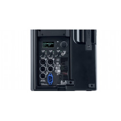 Caja dos vías auto-amplificada 10” + 1,4”, 90°, ABS, 2000W Clase D, DSP