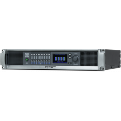 Etapa Q-Sys 8x 1000W@2Ω/4Ω/8Ω y a 70V/100V. Euroblock y QLAN. 2U.