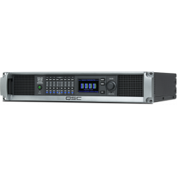 Etapa Q-Sys 8x 1250W@8Ω/70-100V; 1500W@4Ω; 1200W@2Ω. Euroblock y QLAN. 2U.