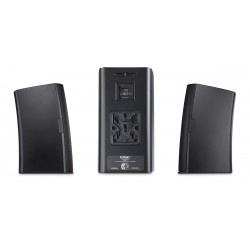 Caja superficie ABS 2 vías 8", 105º. 60W 70/100V, 200W 8Ω. Negro.