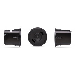 Subgrave de techo 6.5". 4 Salidas satélite. 100W 70/100/16Ω. Negro.