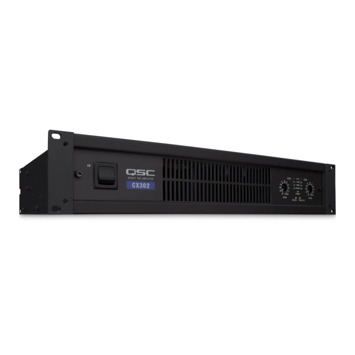 Etapa Q-Sys Dataport 2x 200W@8Ω, 325W@4Ω, 600W@2Ω.