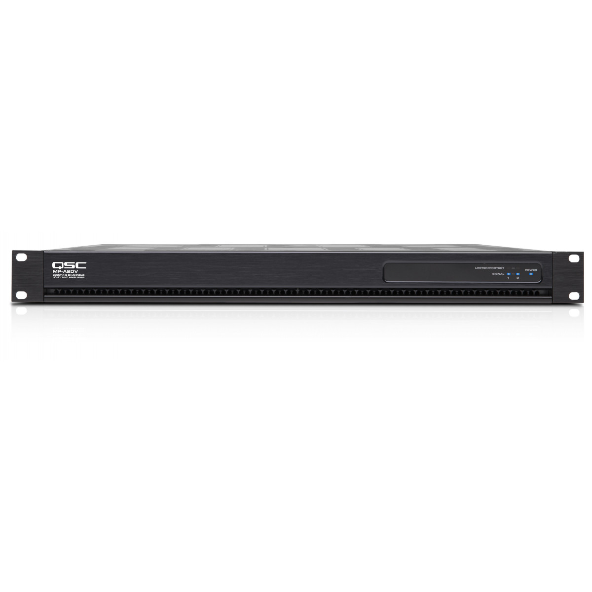 Amplificador FlexAmp 2 canales configurables 2x 200W@ 8Ω/4Ω/70/100V. 1U