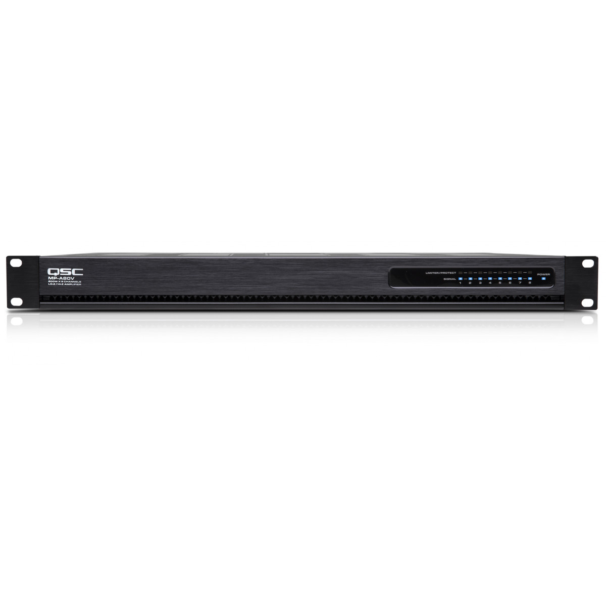 Amplificador FlexAmp 8 canales configurables 8x 200W@ 8Ω/4Ω/70/100V. 1U