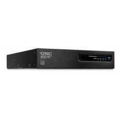 Amplificador 4x 60W@ 8Ω/4Ω; Bridge 2x 200W@ 8Ω /4Ω; 2x250W@ 70/100V. 1/2U