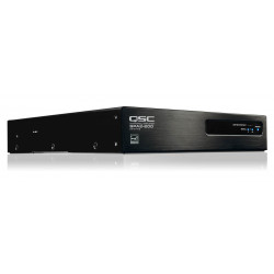 Amplificador de 2x 200W@ 8Ω/4Ω; Bridge 400W@ 8Ω /4Ω; 350W@ 70/100V. 1/2"U.