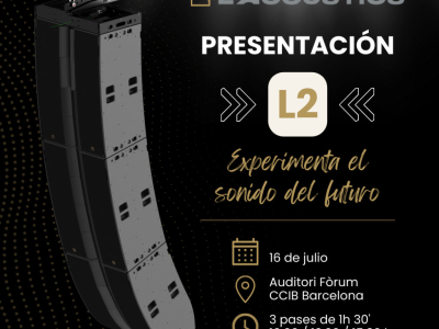 Presentación L2 de L-Acoustics en el CCIB de Barcelona