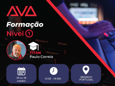 Avolites Nível 1 em Lisboa - 29 ou 30 de outubro