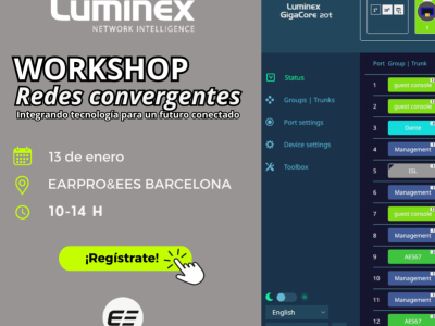 Workshop LUMINEX: Redes convergentes