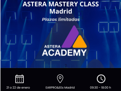 ¡Te invitamos a Astera MasteryClass en Madrid! Plazas limitadas